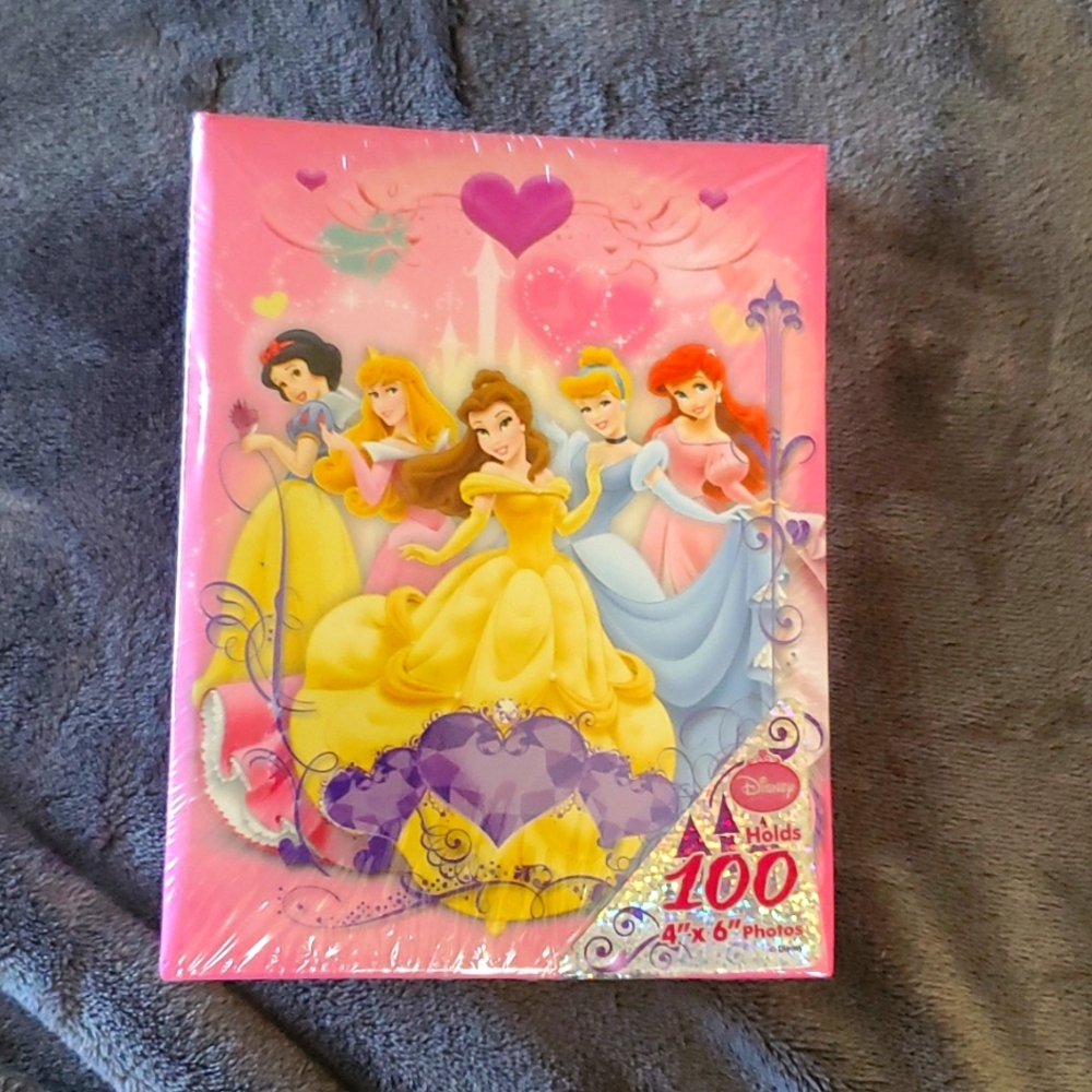 Official Disney Princess 4x6 Photo Book holds 100 photos